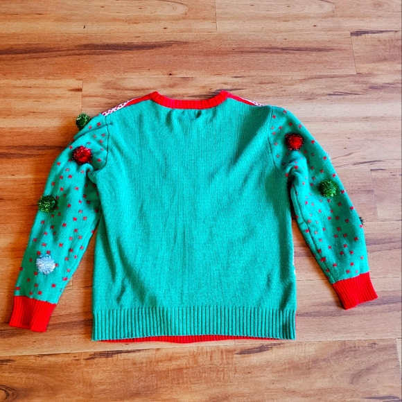 Spencer's Christmas Holiday Polar Beer Sweater Size XL - Picture 2 of 5